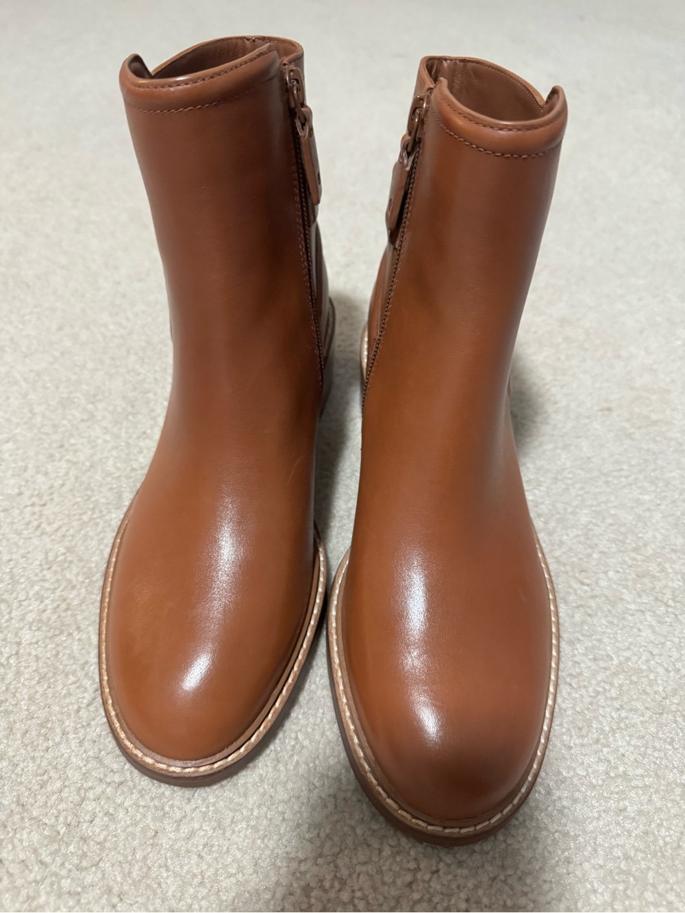 Cole Haan Grand 360 Brown Leather Ankle Boots